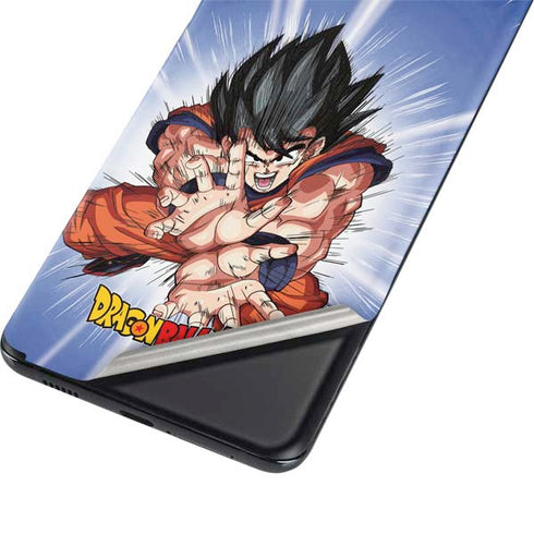 Dragon Ball Z Goku Kamehameha Blast Galaxy S21 Plus 5G Skin